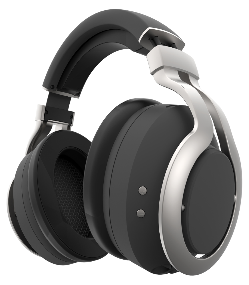 Mobile Wireless Electrostatic Headphone, Battery Powered, Closed-Back Type